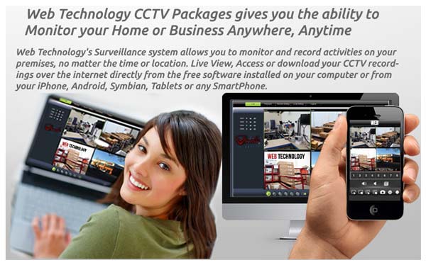 CCTV DVR Remote monitoring and recording.