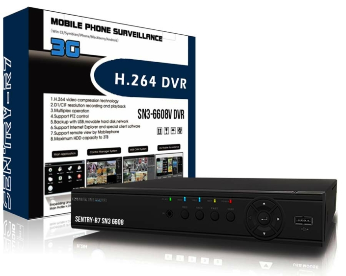 Sentry SNR-6608 DVR Sentry 8 Channel DVR