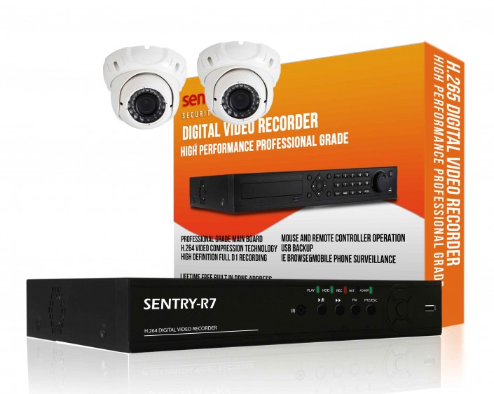 2 Channel 960H CCTV Package 2 Channel 960H Home or small Office CCTV Package