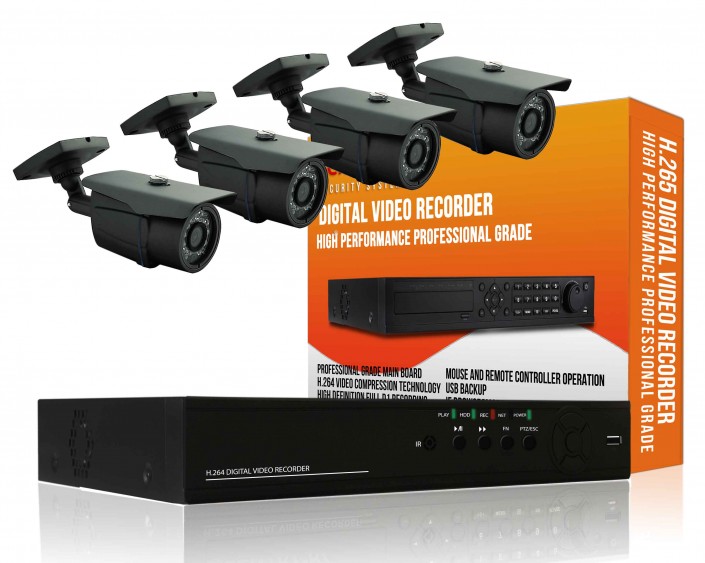 960H DVR SN3-5108 Outdoor 960H CCTV Package
