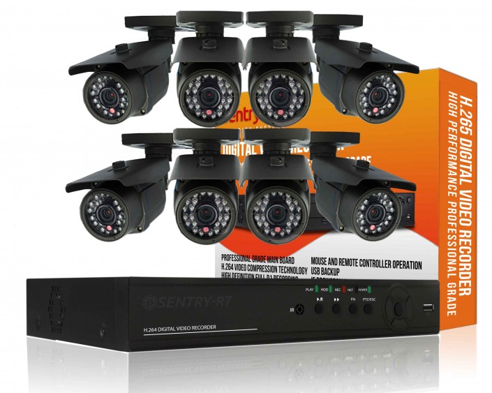 8 Channel D1 CCTV Package CCTV Cameras and CCTV Packages