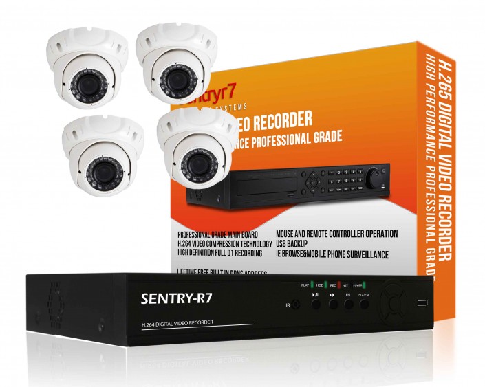 4 Channel Sentry Sentinel 960H CCTV Package small Office CCTV Package