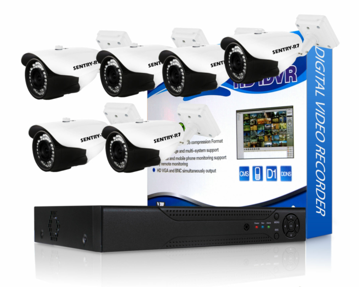 6-channel-ahd-pack 720p AHD CCTV Camera Package